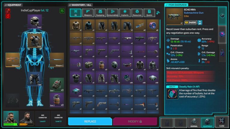 Humanity Echo: Cyberpunk Tactical RPG